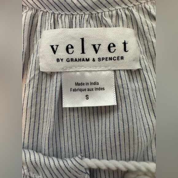 Velvet by Graham & Spencer Tagan top embroidered Size S - Picture 12 of 13